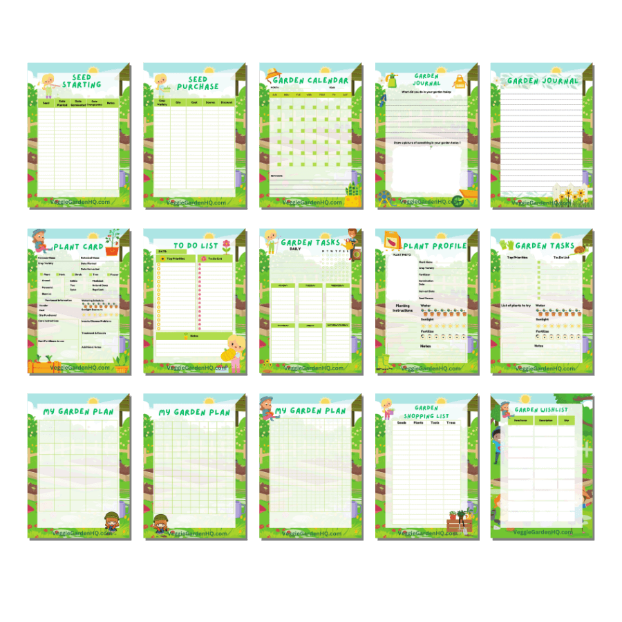 Gardening Planner for Kids additional pages