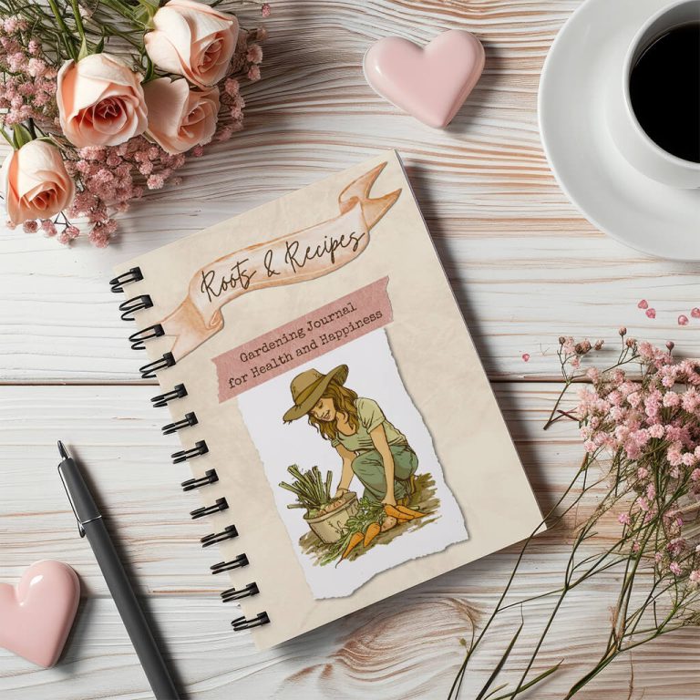 Garden Journal, 'Roots & Recipes' is a great way to beging your journaling efforts.